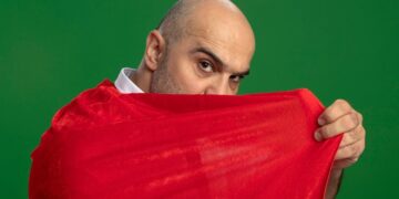 sport-man-morocco-flag-red